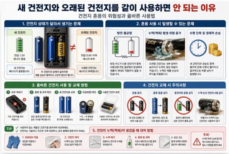 건전지혼용 1