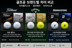 골프공 브랜드 차이 1