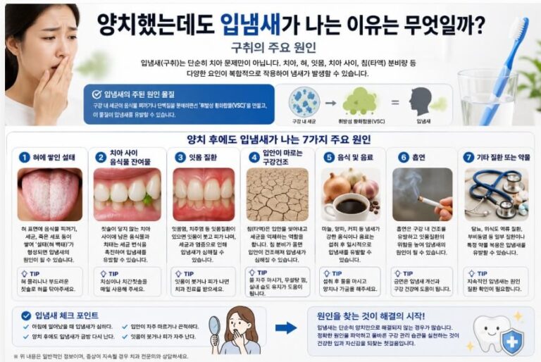 양치후입냄새 1